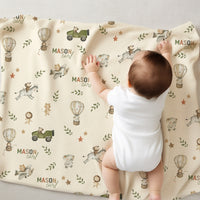 Sergeant Safari Baby Deluxe Blanket