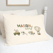 Sergeant Safari Pillowcase – Personalized Soft Minky Pillowcase for Kids’ Cozy Bedding