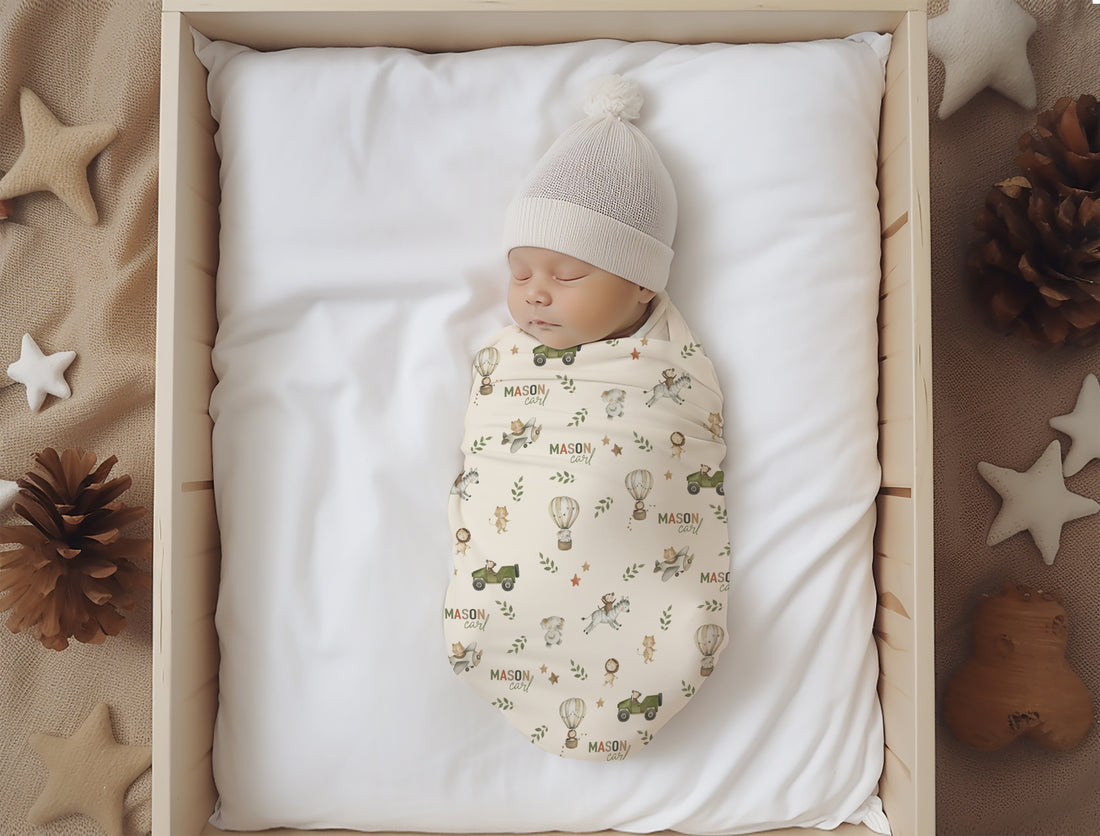 Sergeant Safari Stretchy Swaddle