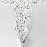 Personalized Baby Gown – Silly Goose Swaddle and Newborn Gift Set with Cozy Hat & Headband