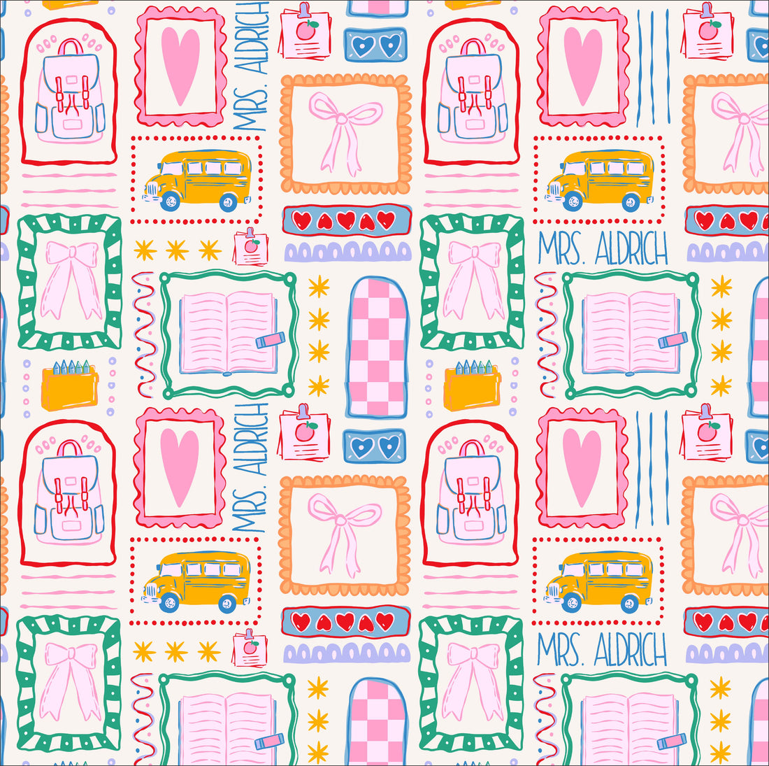 Teacher Pajamas - Personalized Custom Name Pajamas for Women | Cozy Sleepwear Gift