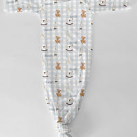 Personalized Baby Boy Set – Teddy Bear Take Me Home Outfit With Name Blanket