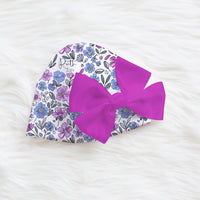 Baby Girl Gift Set – Personalized Floral Baby Outfit with Cozy Gown & Swaddle