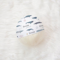 Whales Knotted Baby Gown