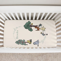 Personalized Crib Sheets – Soft Baby Crib Sheets With Vibrant Nursery Prints