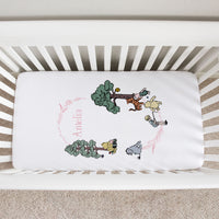 Personalized Crib Sheets – Soft Baby Crib Sheets With Vibrant Nursery Prints
