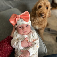 Sidney Alexandra Floral Knotted Baby Gown