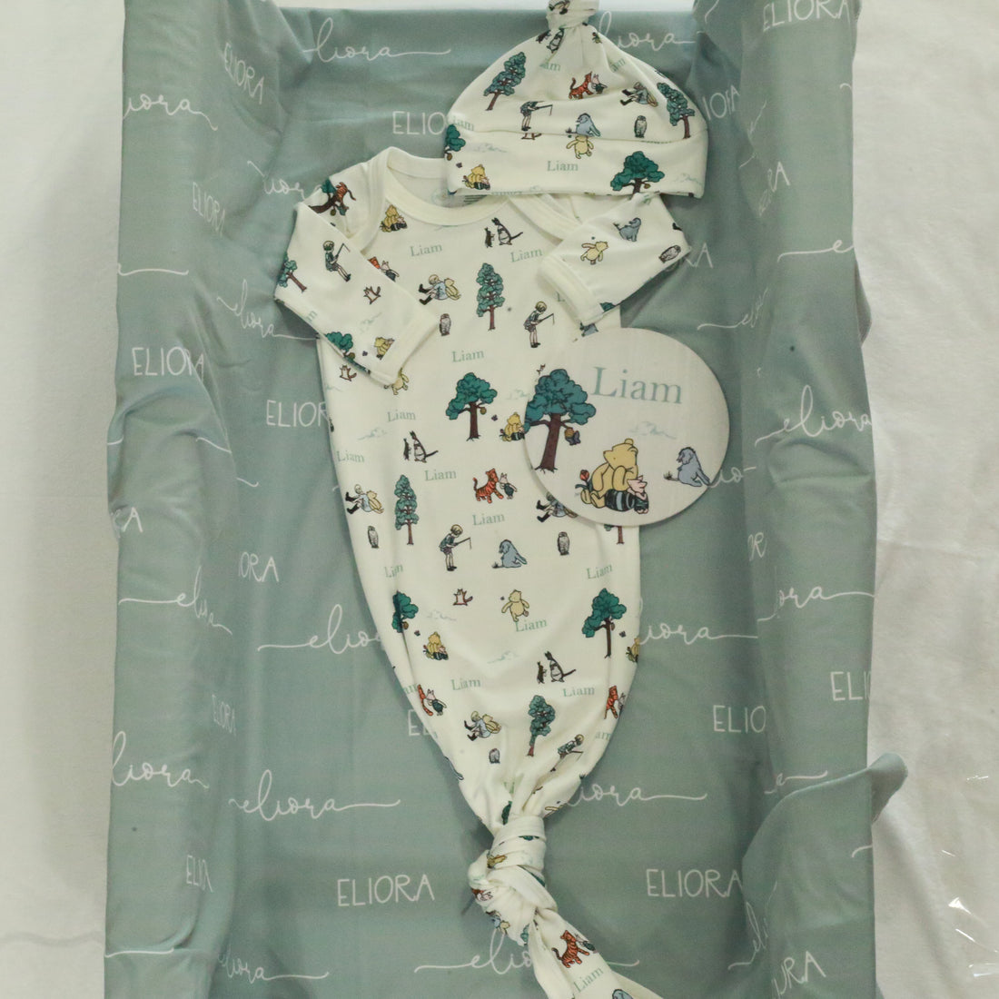 Winnie the Pooh Baby Gown