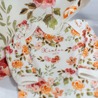 Patti's Fall Floral Knotted Baby Gown