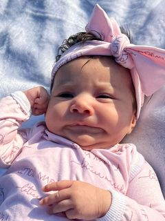 Camden Baby Blush Knotted Baby Gown