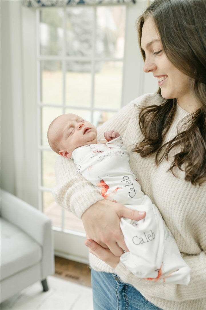 James' Forest Stretchy Swaddle