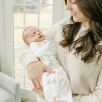 James' Forest Stretchy Swaddle