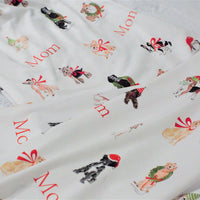 Adult Christmas Puppies Pajamas (Jogger Leg)