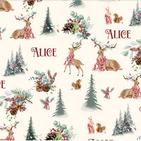 Christmas in the Forest Knotted Baby Gown