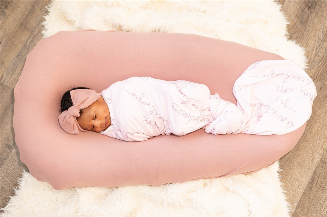 Camden Baby Blush Stretchy Swaddle