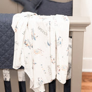 Pilot Theme Nursery Blanket Gift Baby Set A Great Baby Jeff The Pilot Airplanes Helicopters Aviation Baby Gift