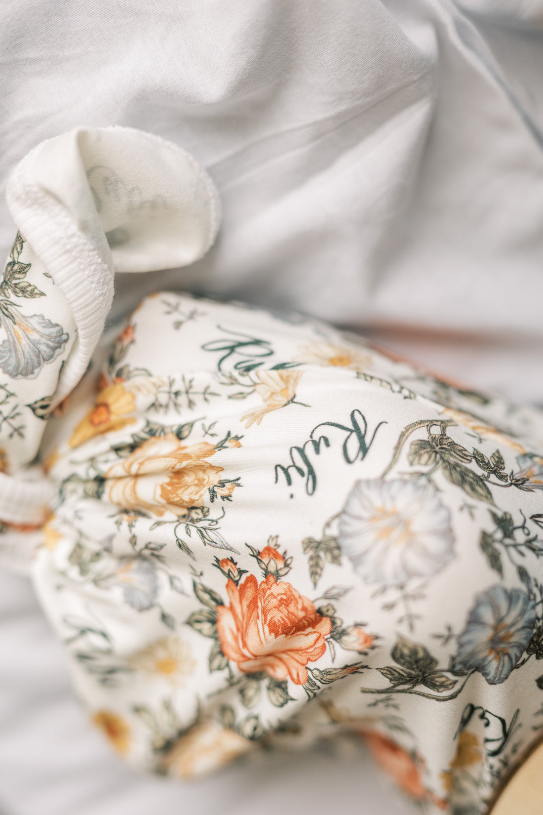 Emily Floral Knotted Baby Gown