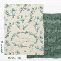 Eucalyptus Mom Blanket – Personalized Soft Cozy Throw | Lightweight, Machine Washable