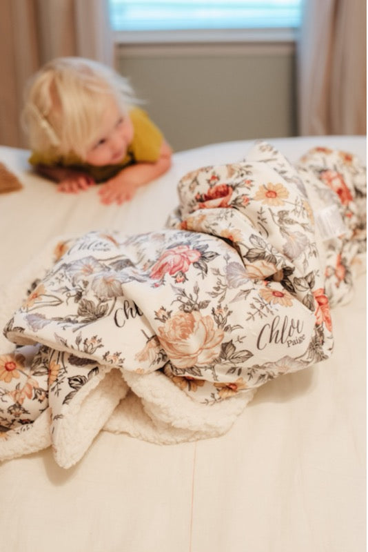 Emily Minky Deluxe Throw