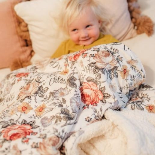 Emily Minky Deluxe Throw