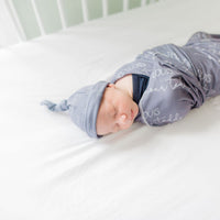 Camden Grandpa Gray Stretchy Swaddle