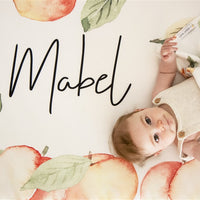 Custom Crib Sheet Georgia Peach Personalized Nursery