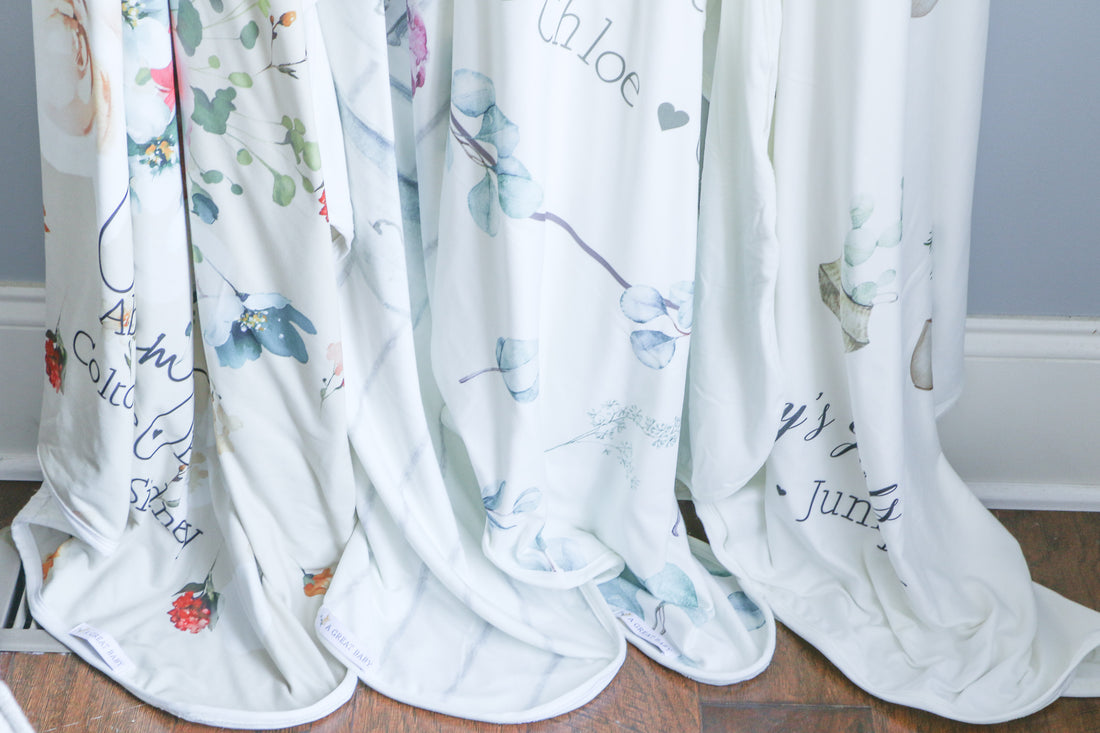 French Country Blanket - Personalized Mom Gift Cozy Throw | Double Layer, Machine Washable