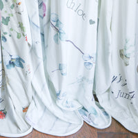 French Country Blanket - Personalized Mom Gift Cozy Throw | Double Layer, Machine Washable