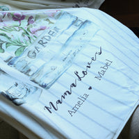 French Country Blanket - Personalized Mom Gift Cozy Throw | Double Layer, Machine Washable