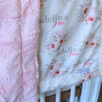 Mandy Boho Floral Baby Deluxe Blanket