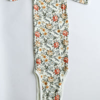 Emily Floral Knotted Baby Gown