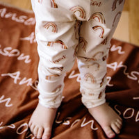 Boho Rainbows Pajamas  - Short or Long Sleeve (3 months to kids 14)