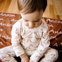 Boho Rainbows Pajamas  - Short or Long Sleeve (3 months to kids 14)