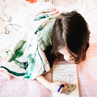 Rosie Posie Minky Deluxe Throw