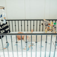 Custom Personalized Jeff the Pilot Crib Sheet