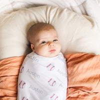 Baseball Baby Swaddle - Blanket For Infants - Customize Baby Gift