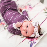Camden Plum Perfect Knotted Baby Gown