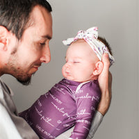 Camden Plum Perfect Knotted Baby Gown