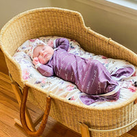 Camden Plum Perfect Knotted Baby Gown
