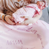 Camden Pale Pink Mommy Blanket