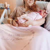 Camden Pale Pink Mommy Blanket