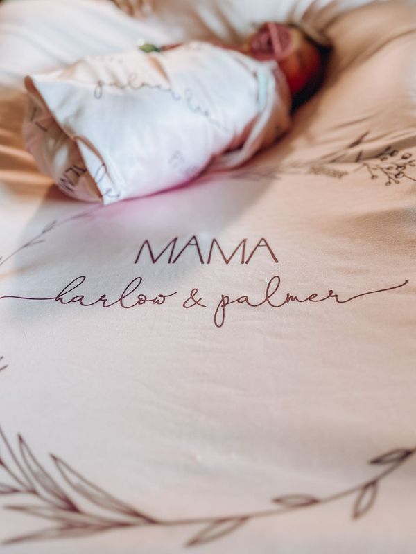 Camden Pale Pink Mommy Blanket