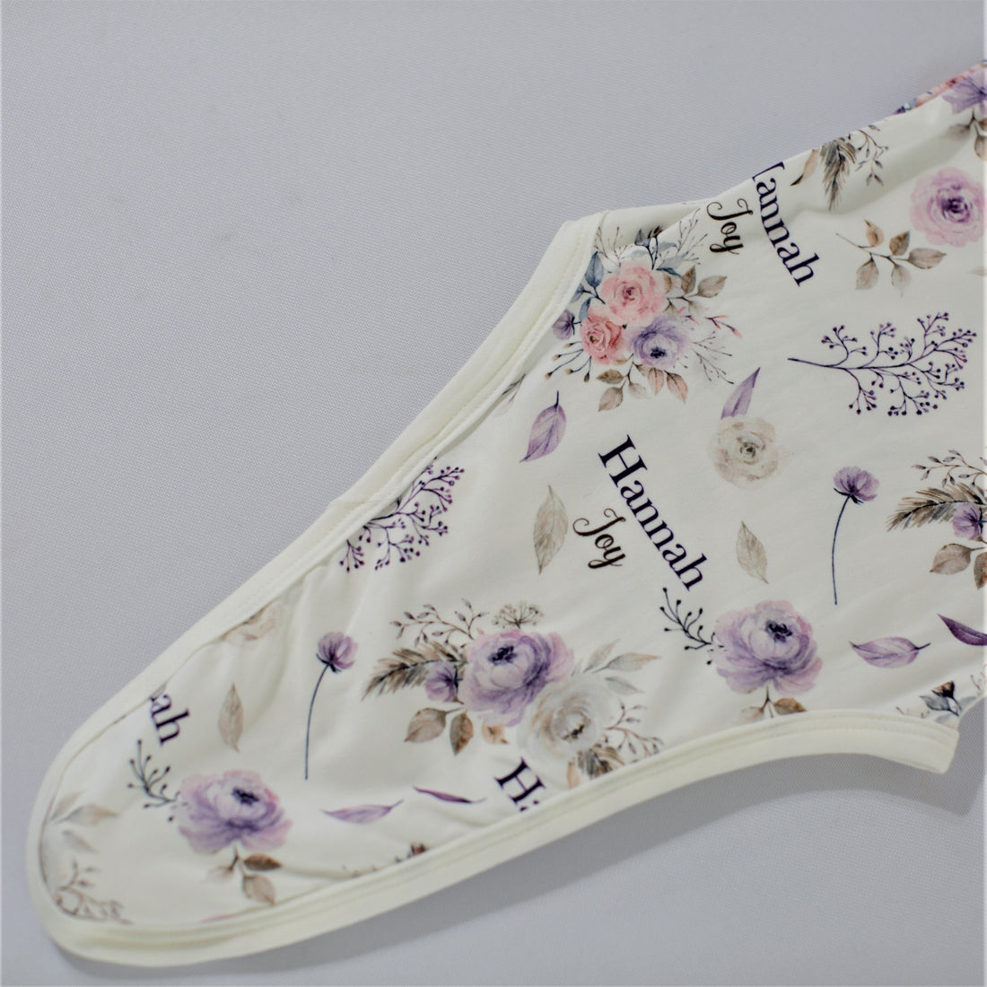 Crystal Jean Floral Knotted Baby Gown