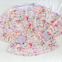 Amelia's Pink Floral Matching Pajamas for Mom