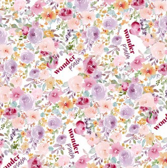 Amelia's Pink Floral Pajamas - Short or Long Sleeve (3 months to kids 14)