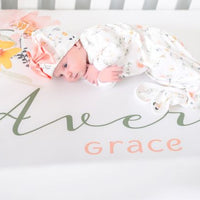 Sidney Alexandra Personalized Custom  Crib Sheet