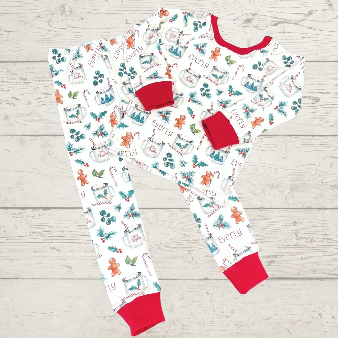 Personalized Hot Cocoa Pajamas