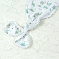 Dino Baby Knotted Gown - BOY