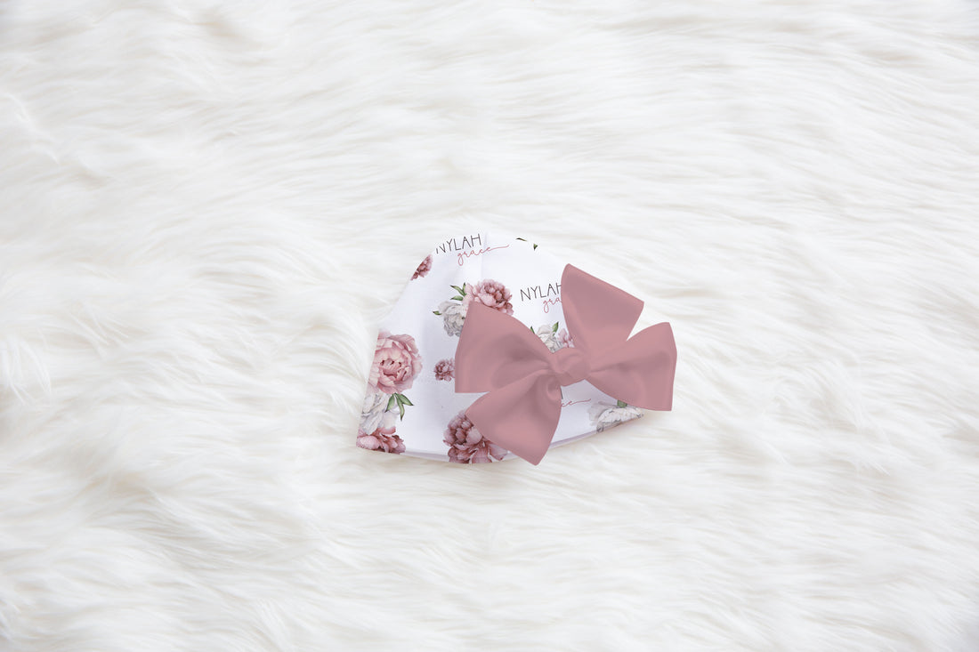 Jessica Floral Knotted Baby Gown