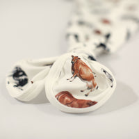 Cow Knotted Baby Gown